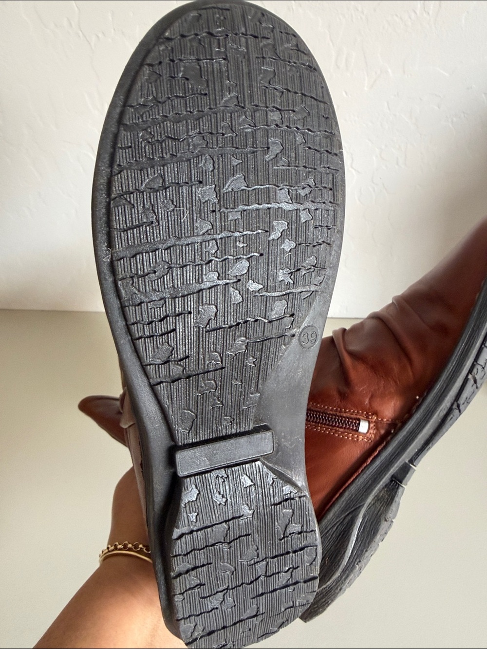 Miz Mooz Petrillo Leather Button Boot in Brandy New Size EU 39 US 8.5 MSRP $220 - Picture 7 of 11